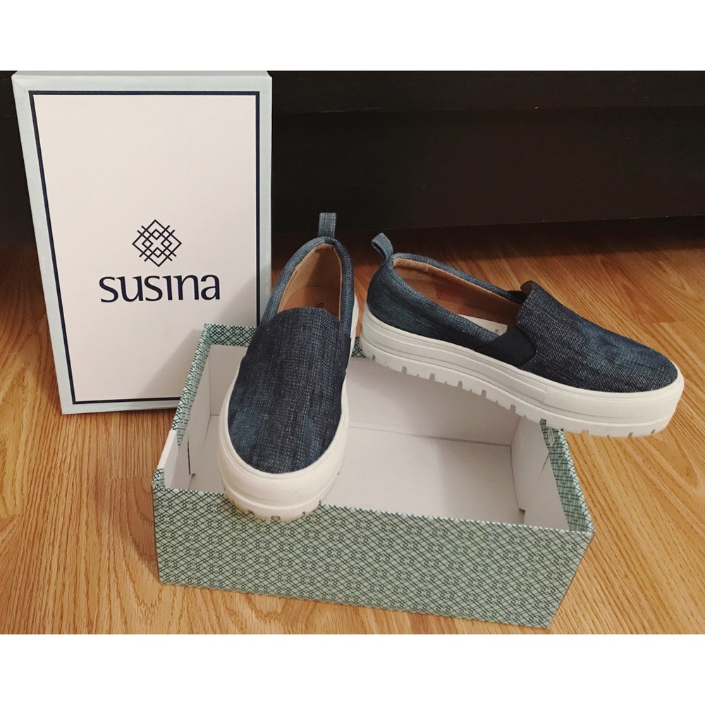 ⚡️Moving Sale⚡️Susina Holdan Slip Platform Sneaker